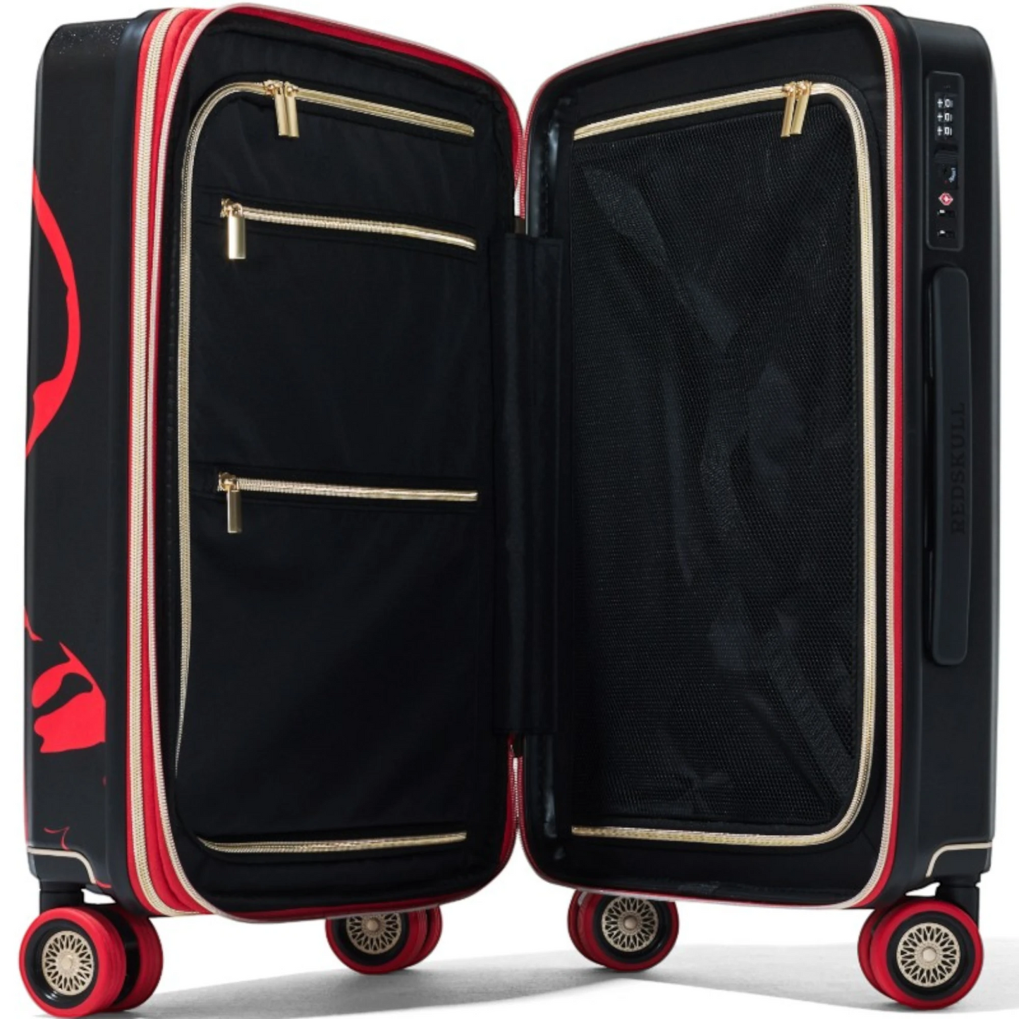 REDSKULL STYX 4-Rollen-Kabinenkoffer S 55 cm -Black KOFFER-PLUS.COM