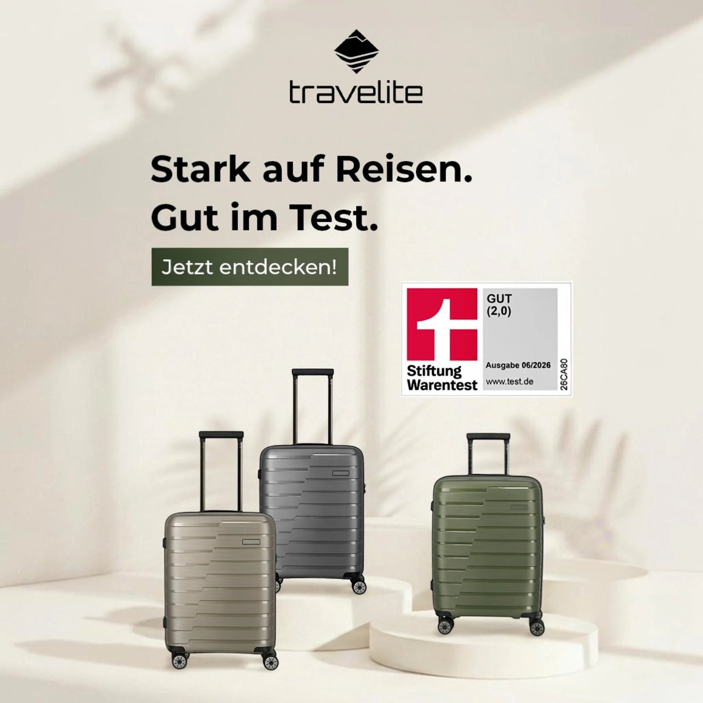 Travelite Air Base 4-Rollen-Kabinentrolley S 55 cm -Flieder