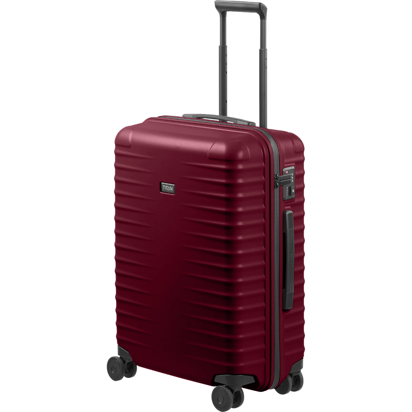 TITAN UPGRADE 4-Rad-Trolley M 65 cm -Emberwood Red KOFFER-PLUS.COM