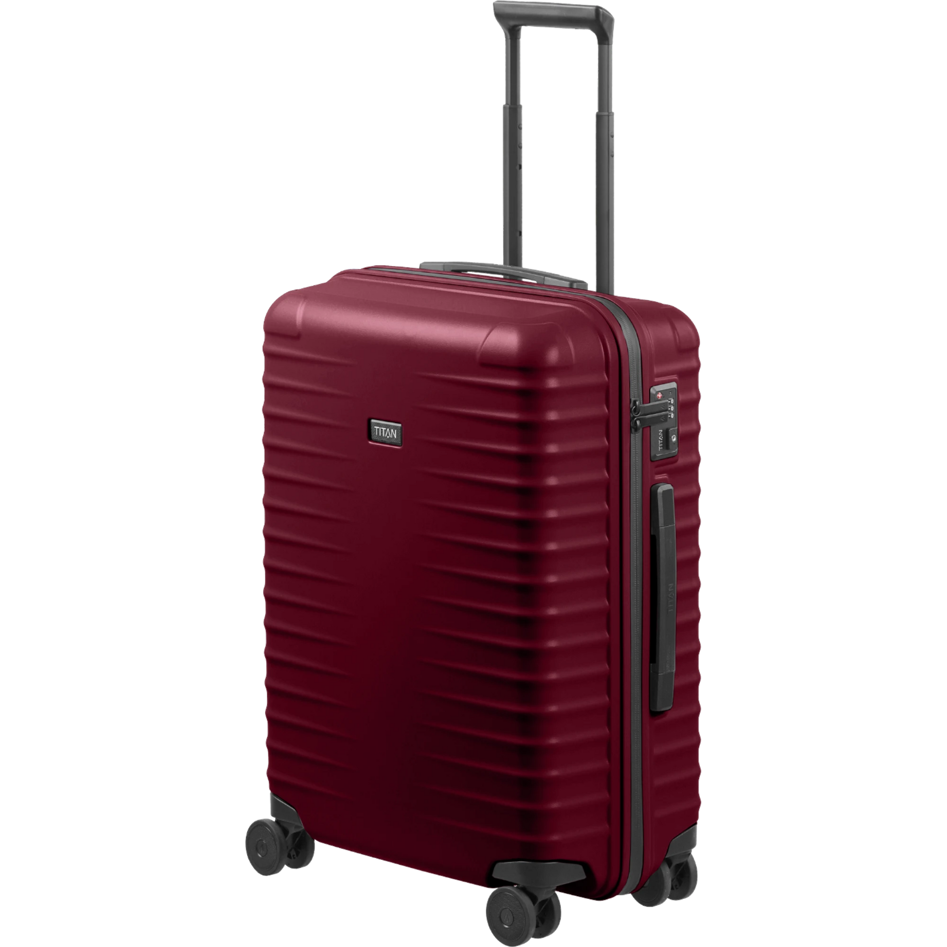 TITAN UPGRADE 4-Rad-Trolley M 65 cm -Emberwood Red KOFFER-PLUS.COM