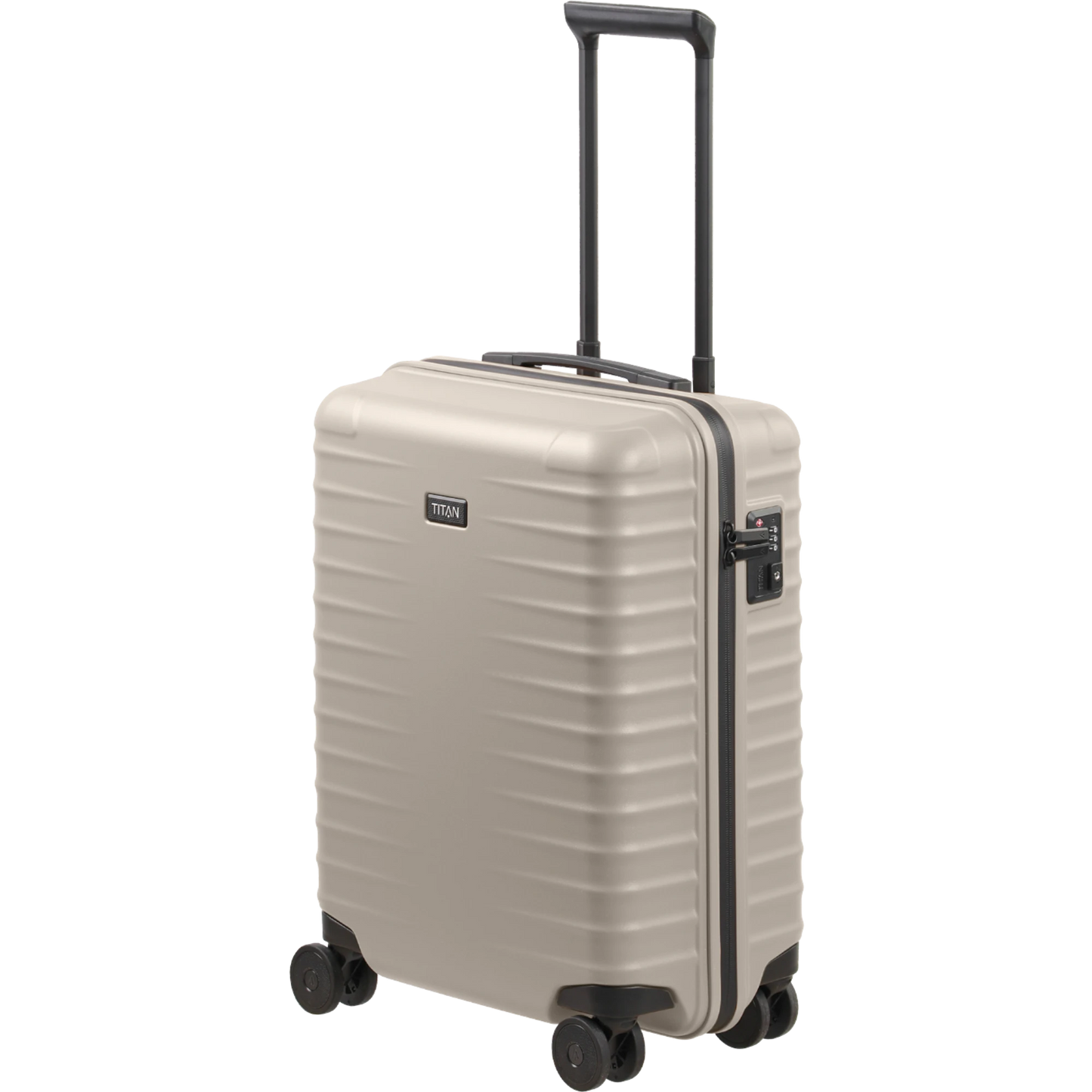 TITAN UPGRADE 4-Rad-Bordtrolley S+ 55 cm -Moonstone Grey KOFFER-PLUS.COM