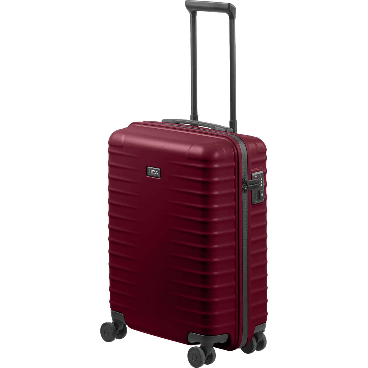 TITAN UPGRADE 4-Rad-Kabinentrolley S 55 cm -Emberwood Red KOFFER-PLUS.COM