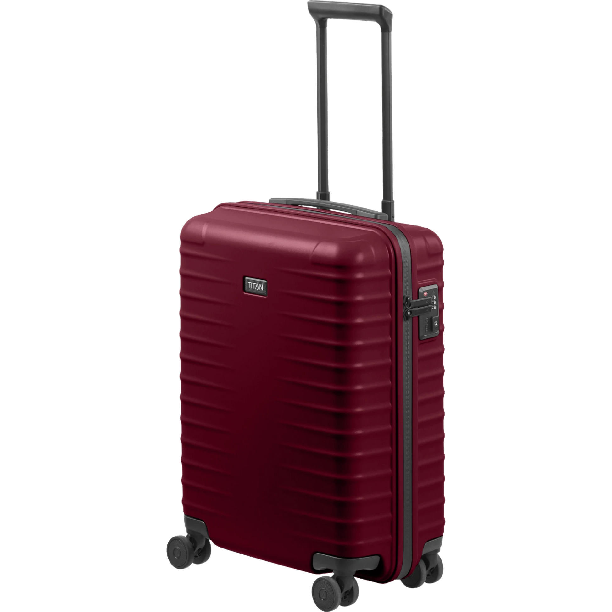 TITAN UPGRADE 4-Rad-Kabinentrolley S 55 cm -Emberwood Red KOFFER-PLUS.COM