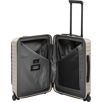 TITAN UPGRADE 4-Rad-Bordtrolley S+ mit Vortasche 55 cm -Moonstone Grey KOFFER-PLUS.COM