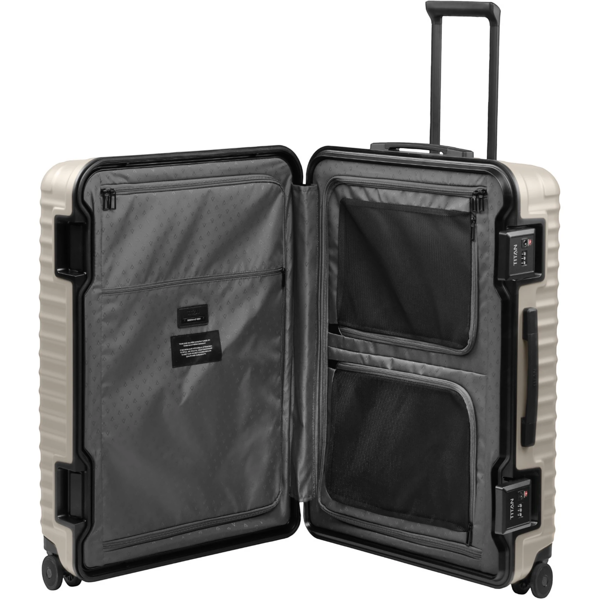 TITAN OVERSEAS 4-Rad-Trolley L 75 cm -Moonstone Grey KOFFER-PLUS.COM