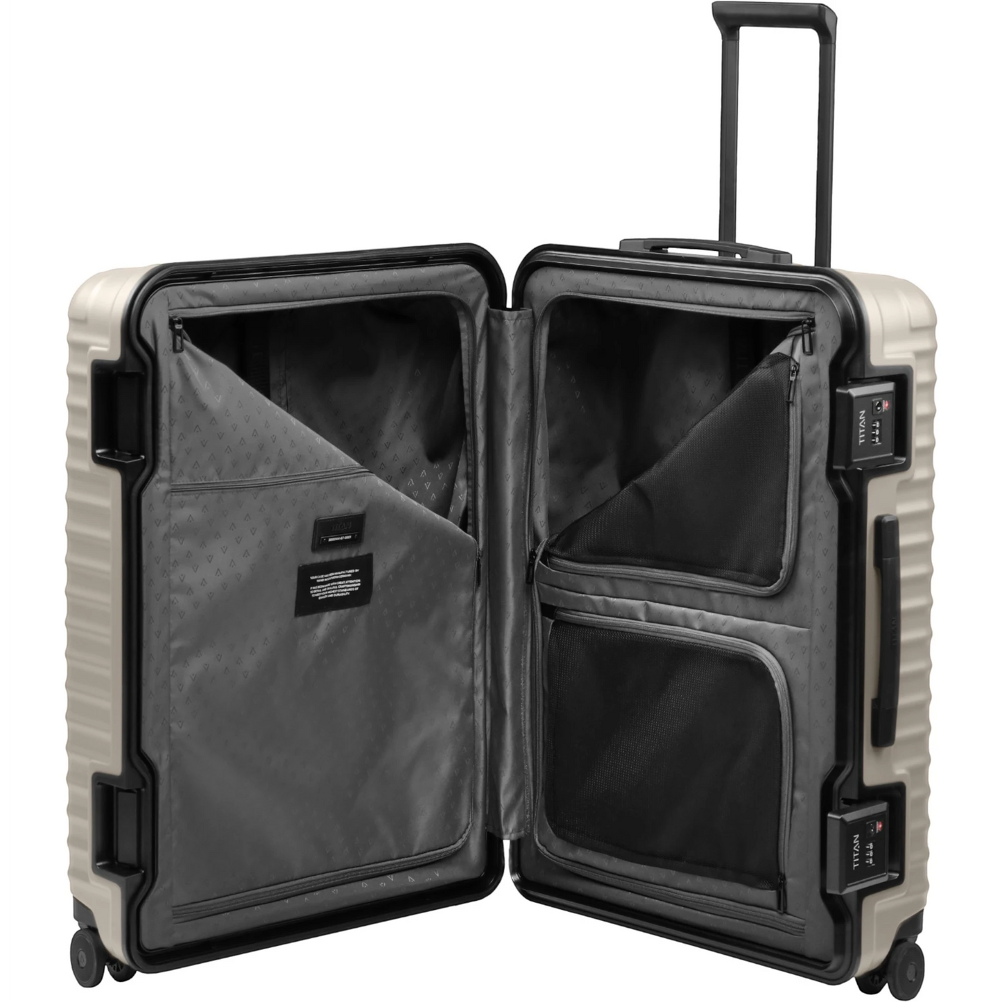 TITAN OVERSEAS 4-Rad-Trolley L 75 cm -Moonstone Grey KOFFER-PLUS.COM