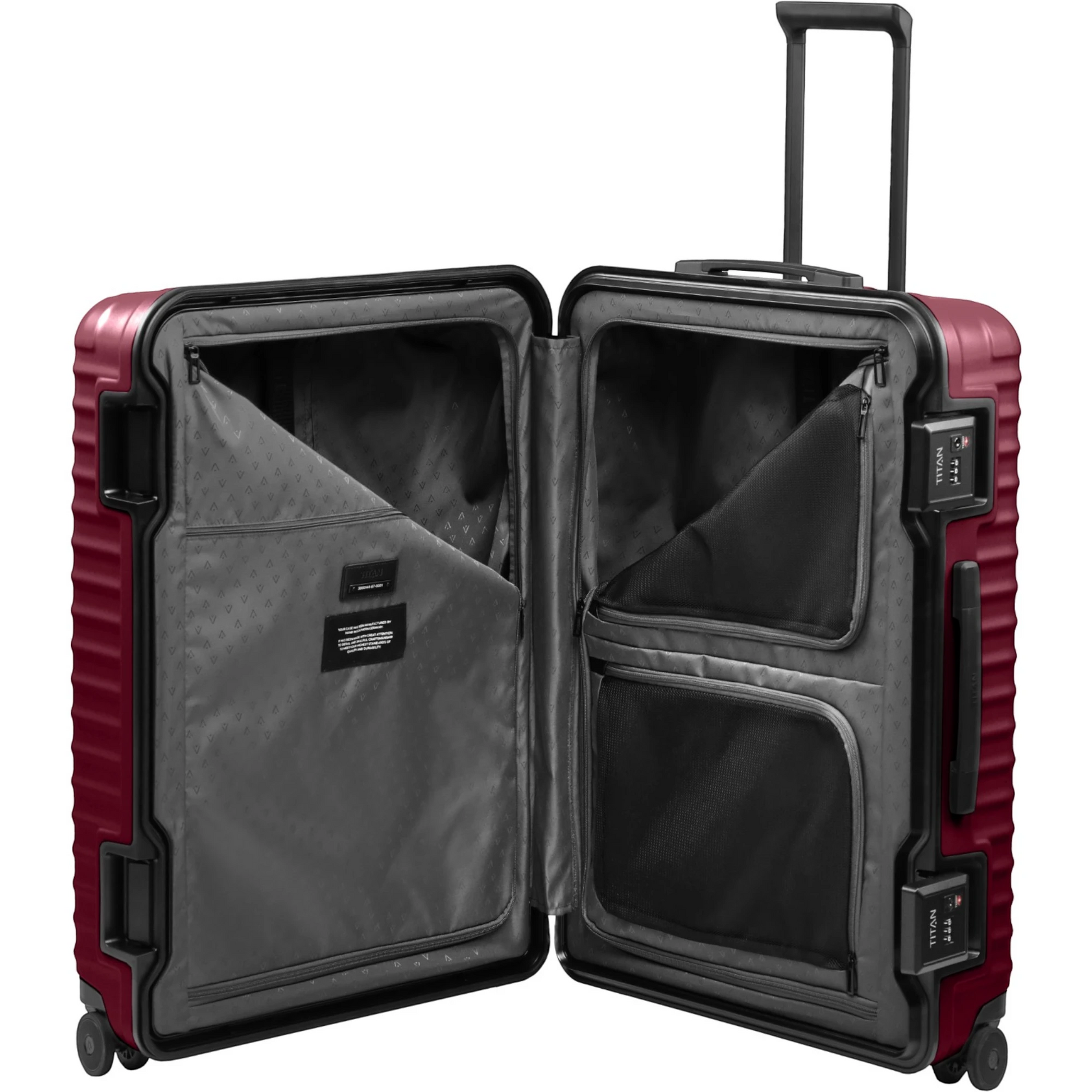 TITAN OVERSEAS 4-Rad-Trolley L 75 cm -Emberwood Red KOFFER-PLUS.COM