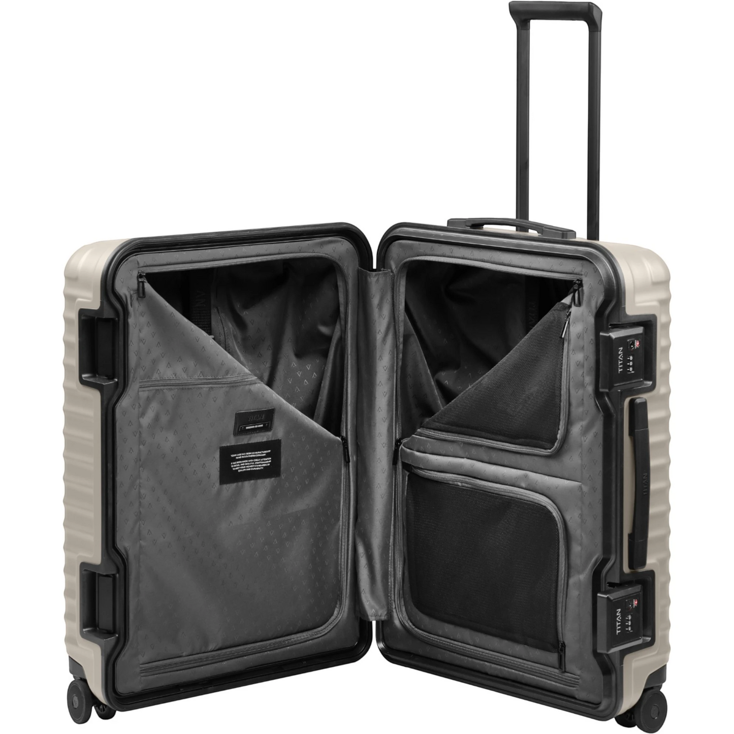 TITAN OVERSEAS 4-Rad-Trolley M+ 69 cm -Moonstone Grey KOFFER-PLUS.COM