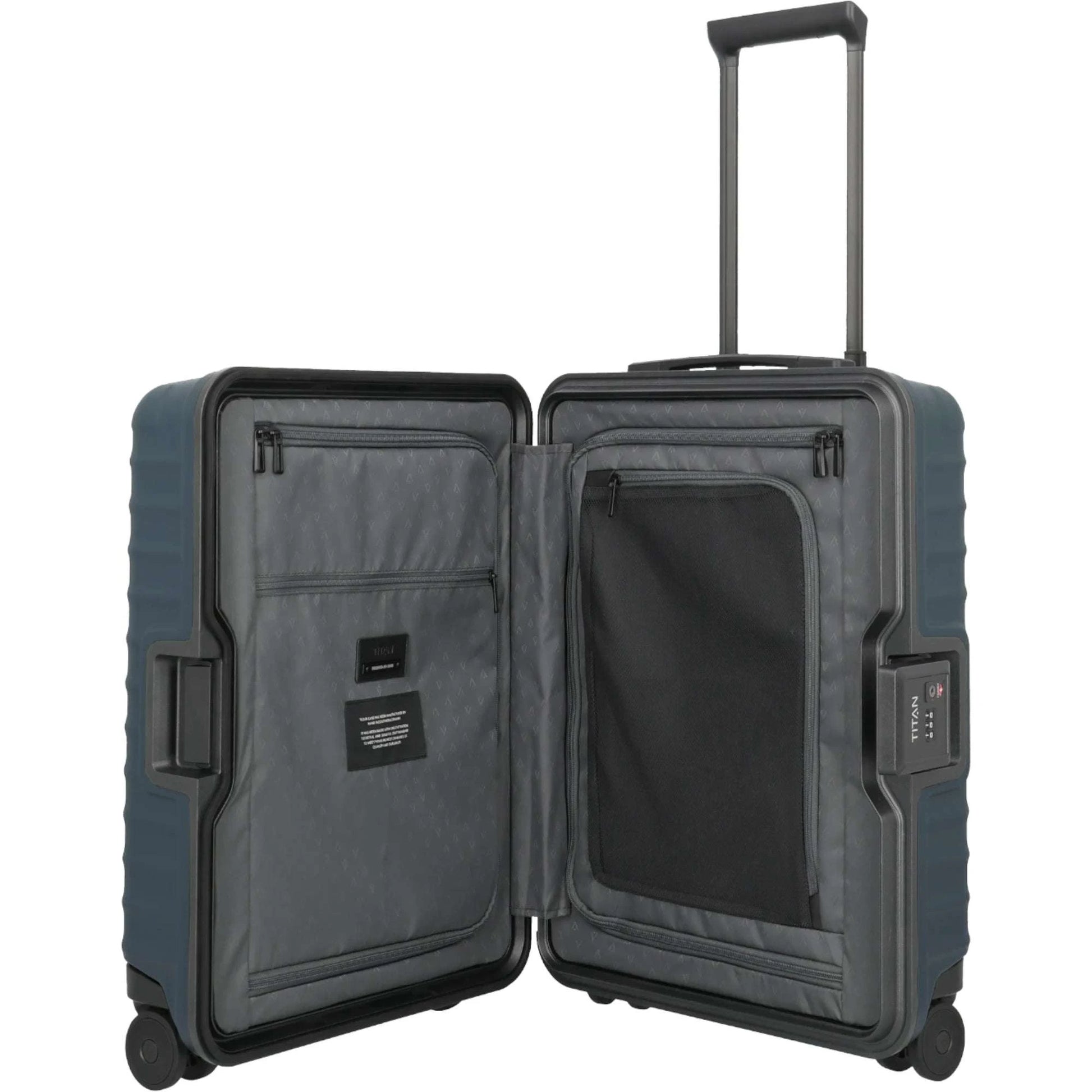TITAN OVERSEAS 4-Rad-Handgepäck-Trolley S+ 55 cm -Midnight Blue KOFFER-PLUS.COM