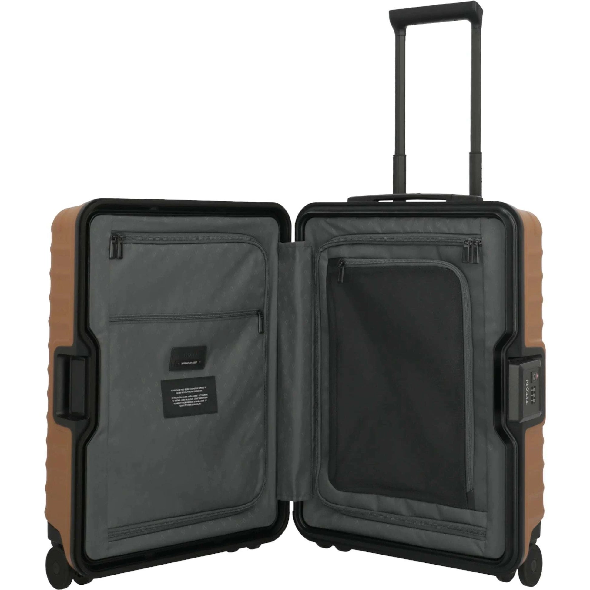TITAN OVERSEAS 4-Rad-Handgepäck-Trolley S+ 55 cm -Canyon Bronze KOFFER-PLUS.COM