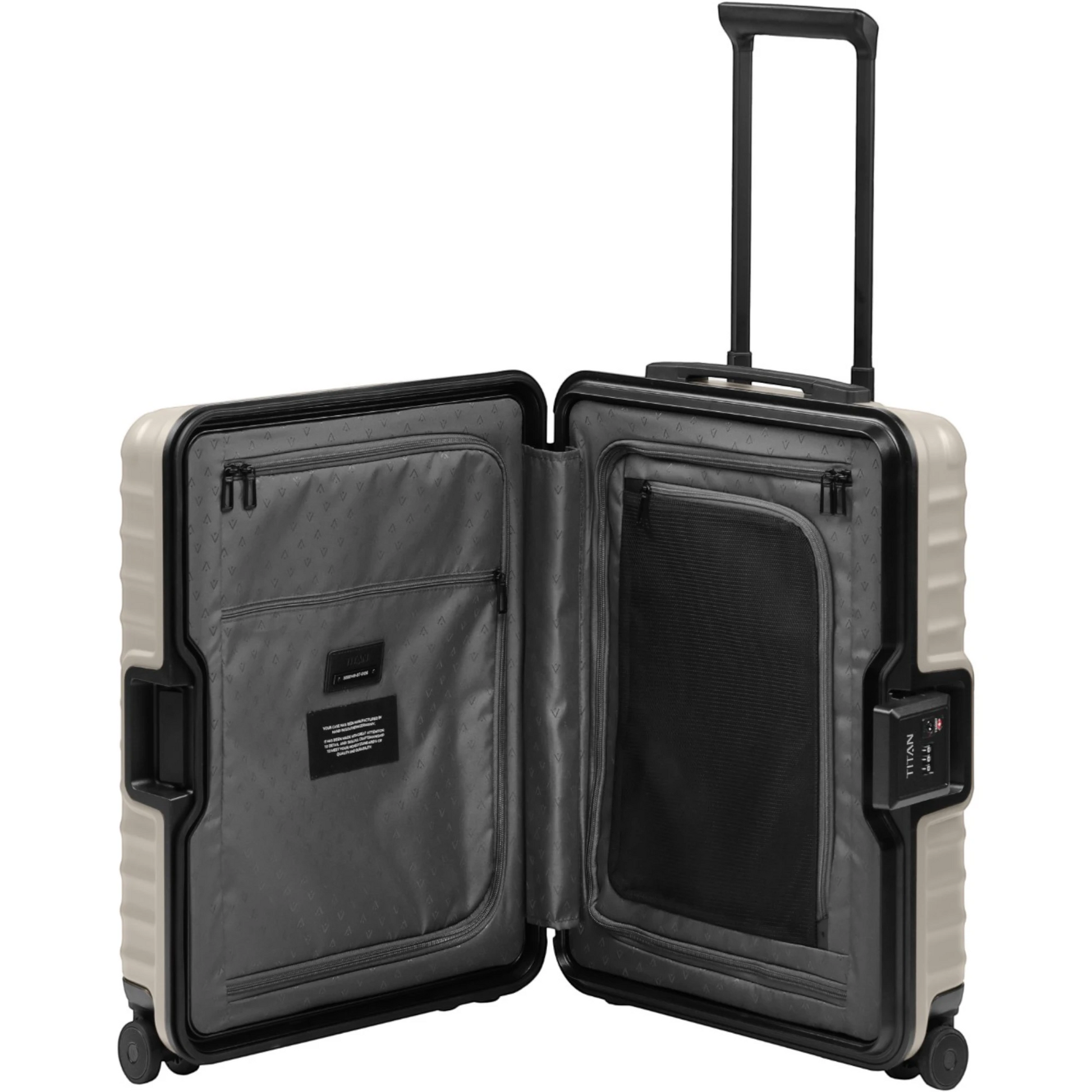 TITAN OVERSEAS 4-Rad-Kabinentrolley S 55 cm -Moonstone Grey KOFFER-PLUS.COM