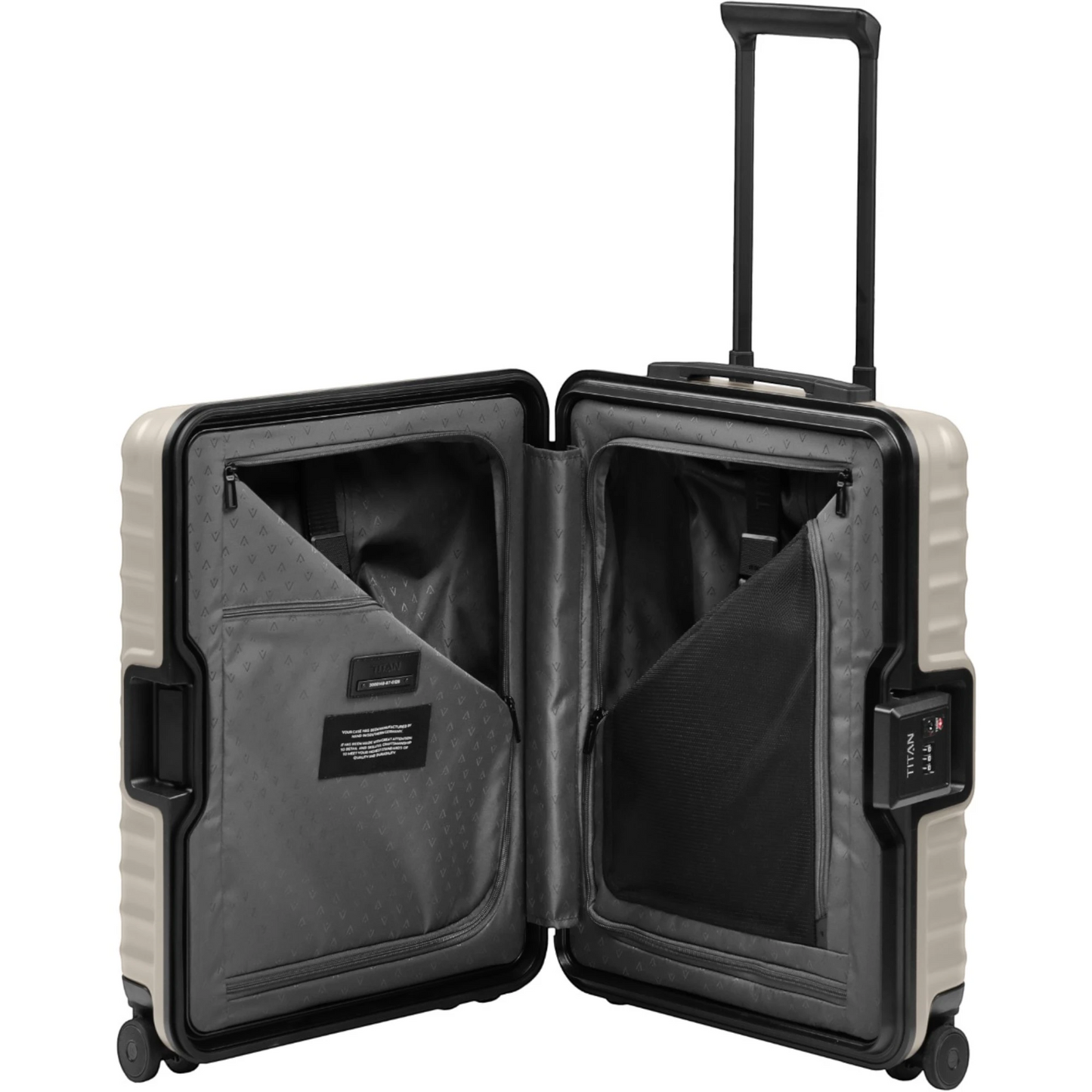 TITAN OVERSEAS 4-Rad-Kabinentrolley S 55 cm -Moonstone Grey KOFFER-PLUS.COM