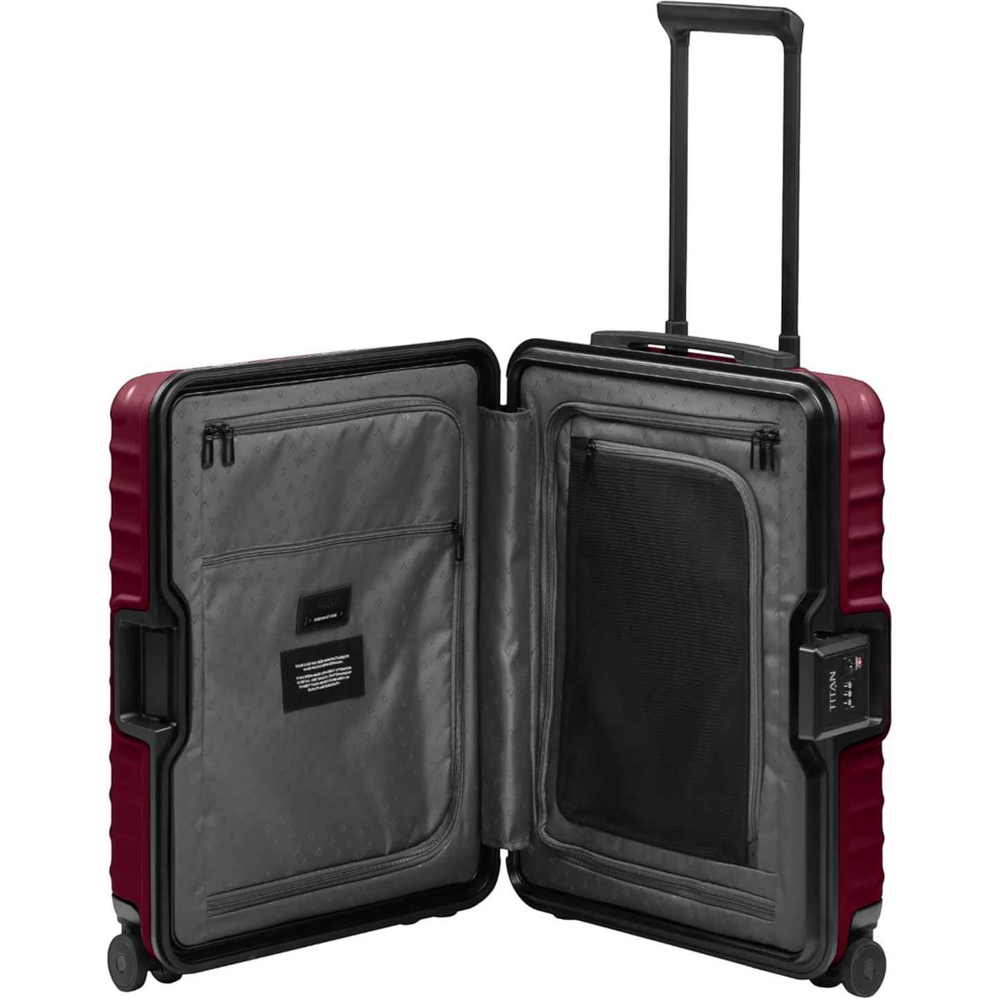 TITAN OVERSEAS 4-Rad-Kabinentrolley S 55 cm -Emberwood Red KOFFER-PLUS.COM