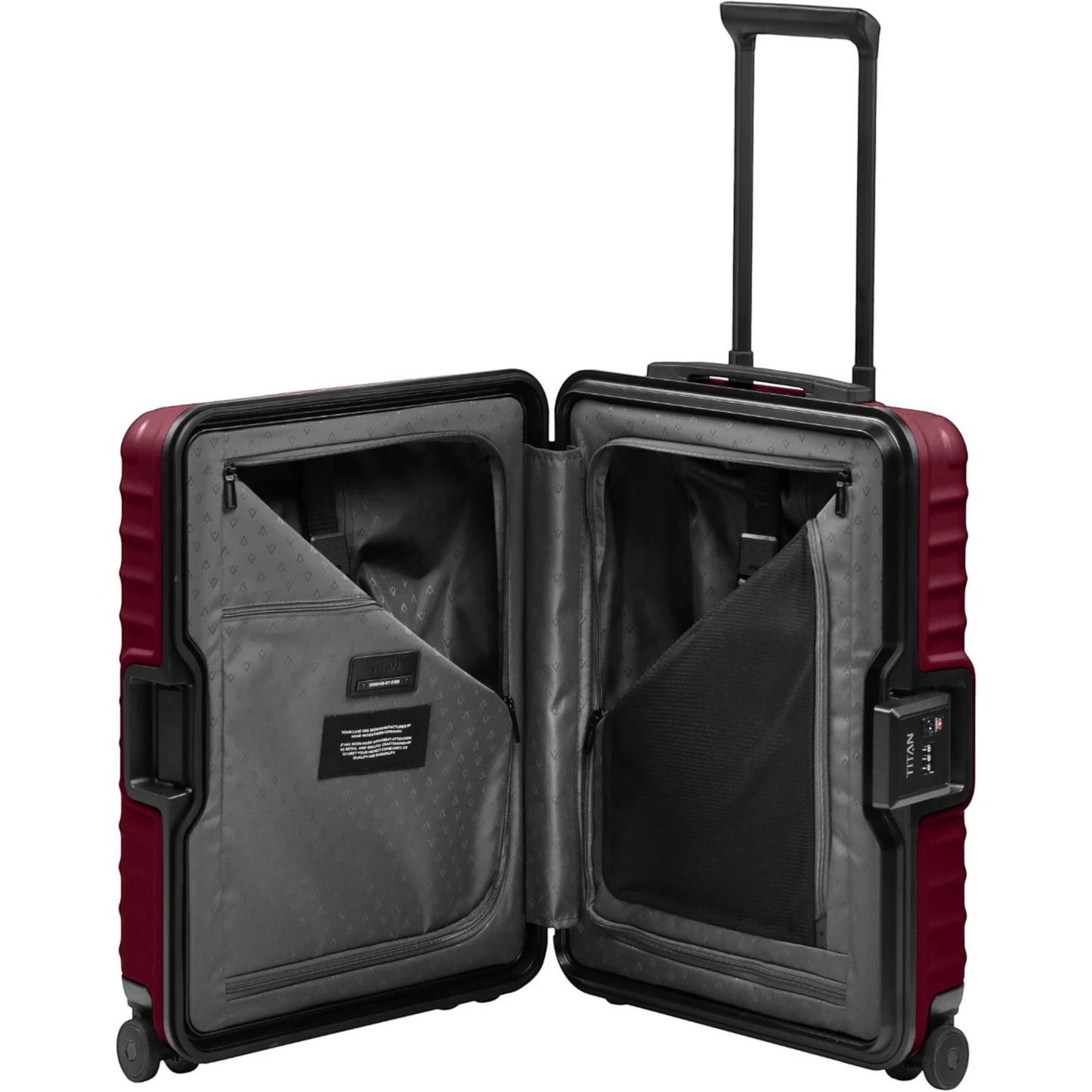 TITAN OVERSEAS 4-Rad-Kabinentrolley S 55 cm -Emberwood Red KOFFER-PLUS.COM