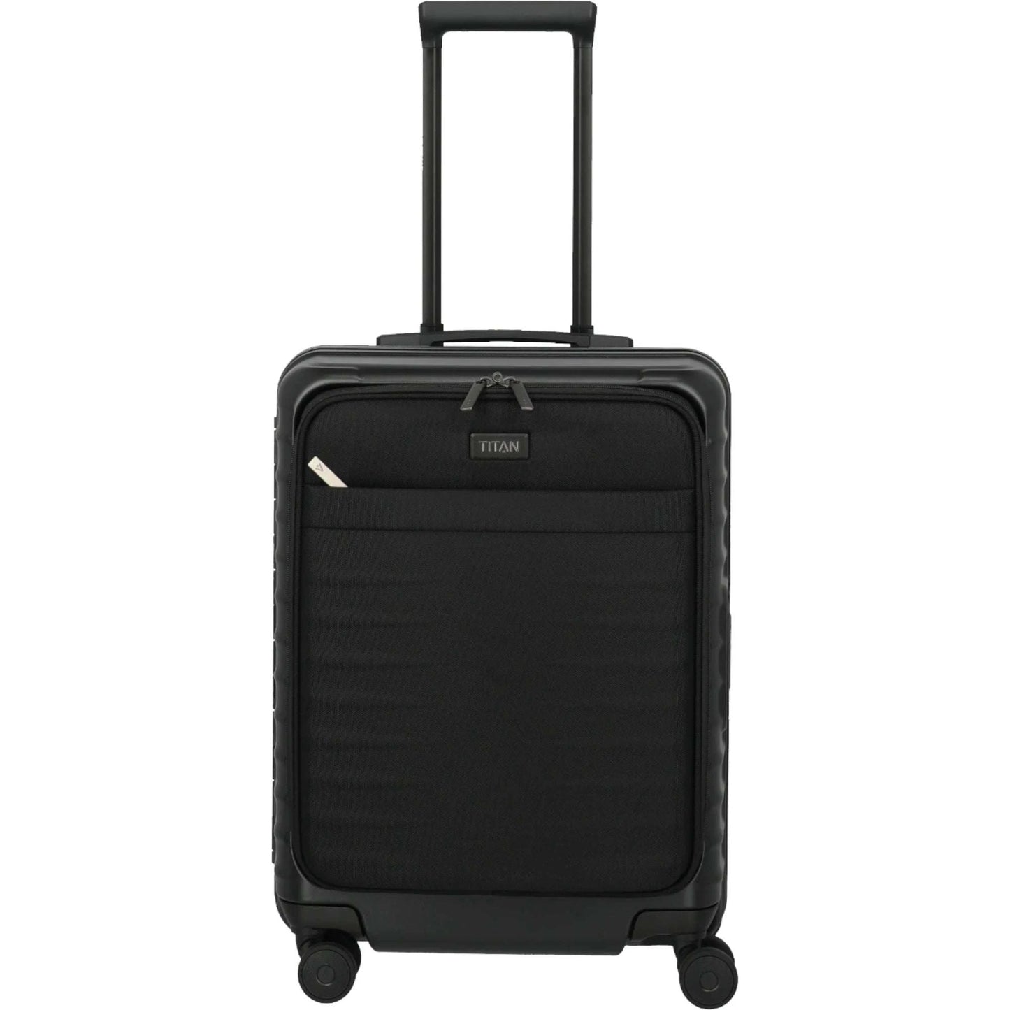 TITAN OVERSEAS 4-Rad-Bordtrolley S+ mit Vortasche 55 cm -Nightshade black KOFFER-PLUS.COM