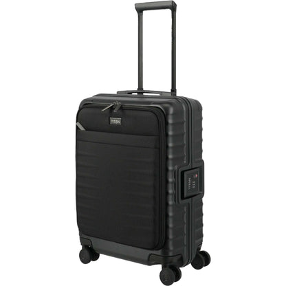 TITAN OVERSEAS 4-Rad-Bordtrolley S+ mit Vortasche 55 cm -Nightshade black KOFFER-PLUS.COM