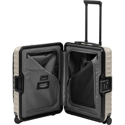 TITAN OVERSEAS 4-Rad-Bordtrolley S+ mit Vortasche 55 cm -Moonstone Grey KOFFER-PLUS.COM