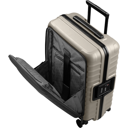 TITAN OVERSEAS 4-Rad-Bordtrolley S+ mit Vortasche 55 cm -Moonstone Grey KOFFER-PLUS.COM