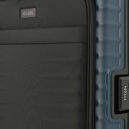 TITAN OVERSEAS 4-Rad-Bordtrolley S+ mit Vortasche 55 cm -Midnight blue KOFFER-PLUS.COM