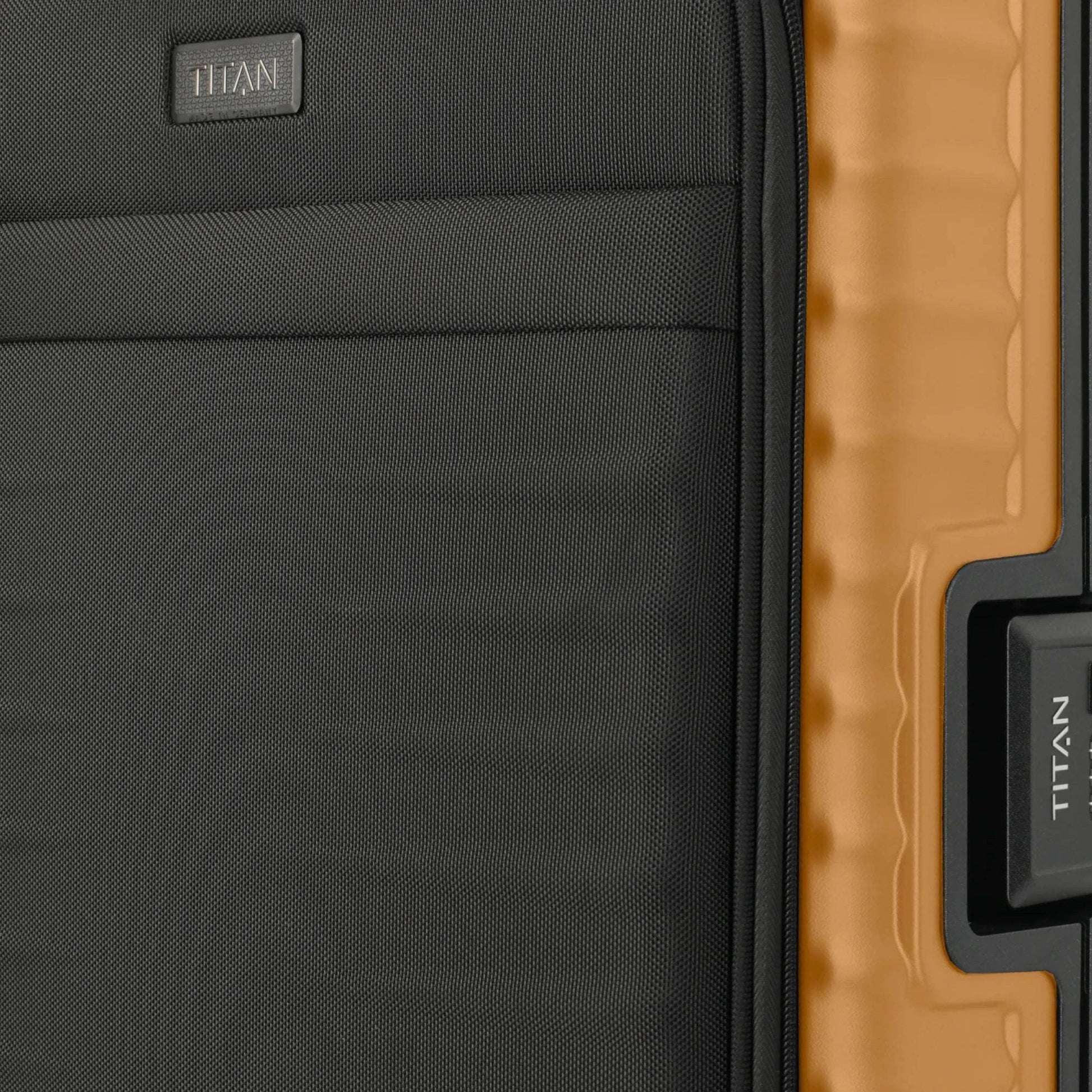 TITAN OVERSEAS 4-Rad-Bordtrolley S+ mit Vortasche 55 cm -Canyon bronze KOFFER-PLUS.COM