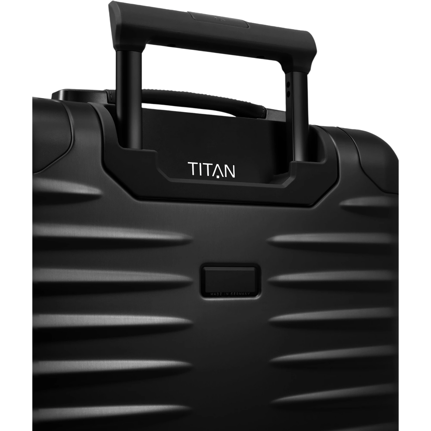 TITAN ETERNITY 4-Rollen-Trolley aus Aluminium L 75 cm -Black KOFFER-PLUS.COM