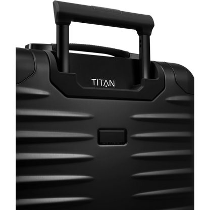 TITAN ETERNITY 4-Rollen-Trolley aus Aluminium L 75 cm -Black KOFFER-PLUS.COM