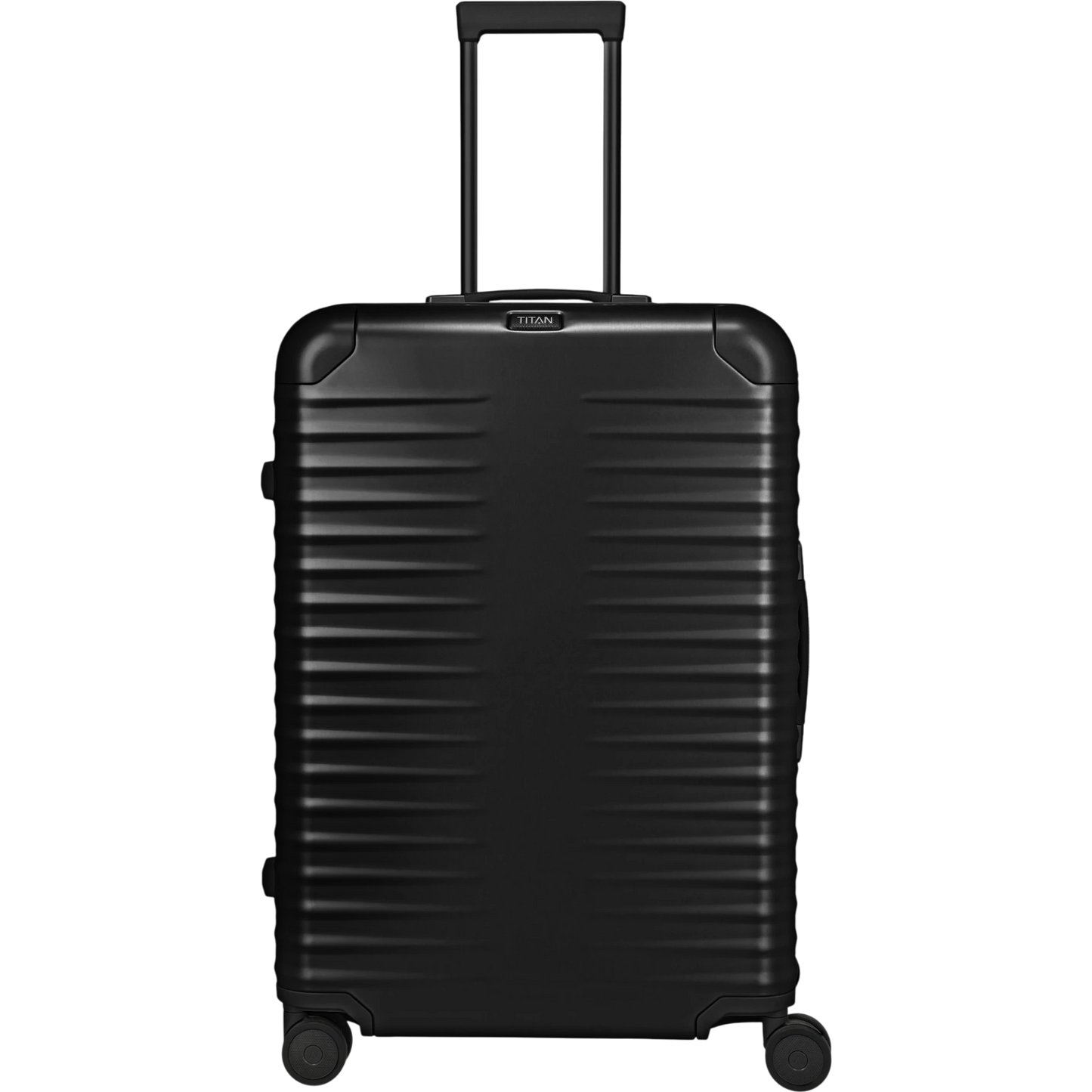 TITAN ETERNITY 4-Rollen-Trolley aus Aluminium L 75 cm -Black KOFFER-PLUS.COM