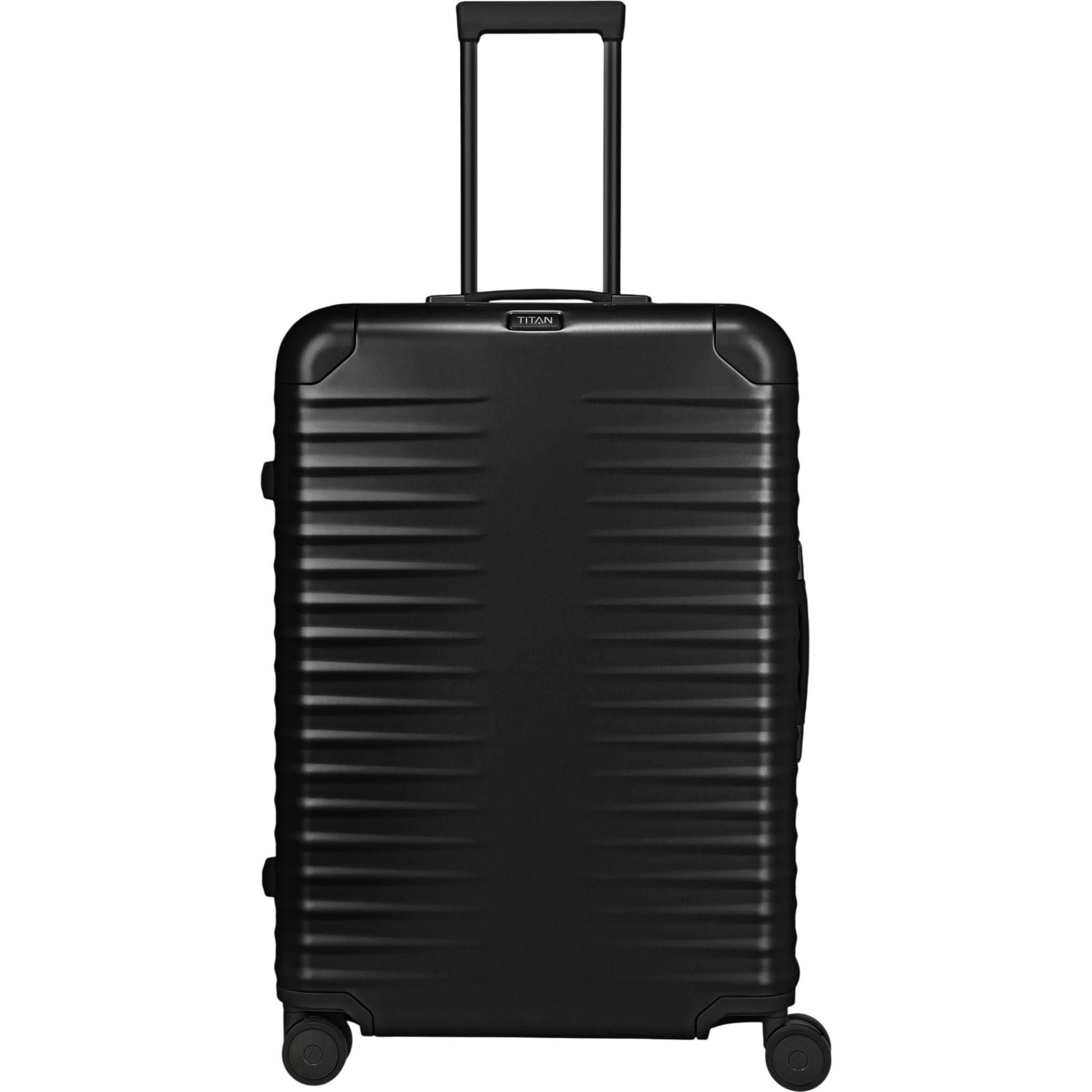 TITAN ETERNITY 4-Rollen-Trolley aus Aluminium L 75 cm -Black KOFFER-PLUS.COM