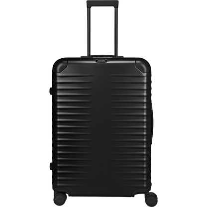 TITAN ETERNITY 4-Rollen-Trolley aus Aluminium L 75 cm -Black KOFFER-PLUS.COM