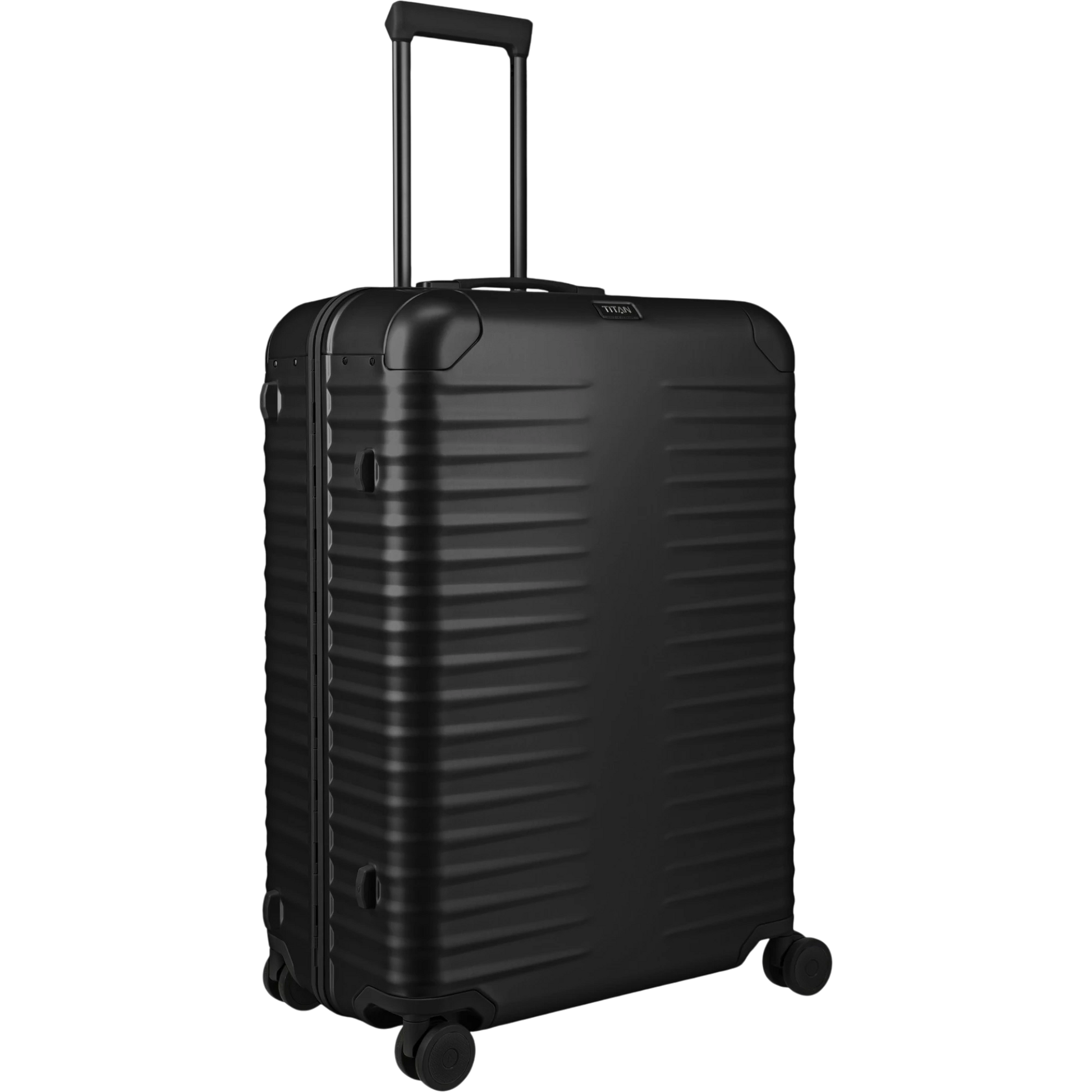 TITAN ETERNITY 4-Rollen-Trolley aus Aluminium L 75 cm -Black KOFFER-PLUS.COM
