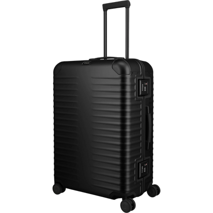 TITAN ETERNITY 4-Rollen-Trolley aus Aluminium L 75 cm -Black KOFFER-PLUS.COM