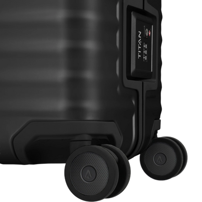 TITAN ETERNITY 4-Rollen-Trolley aus Aluminium L 75 cm -Black KOFFER-PLUS.COM
