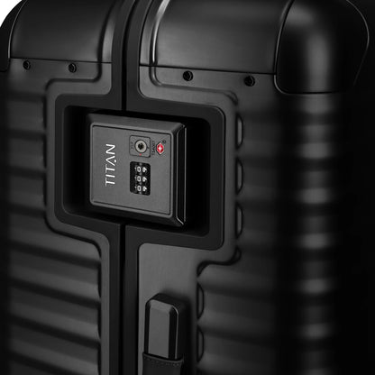 TITAN ETERNITY 4-Rollen-Trolley aus Aluminium M+ 69 cm -black KOFFER-PLUS.COM