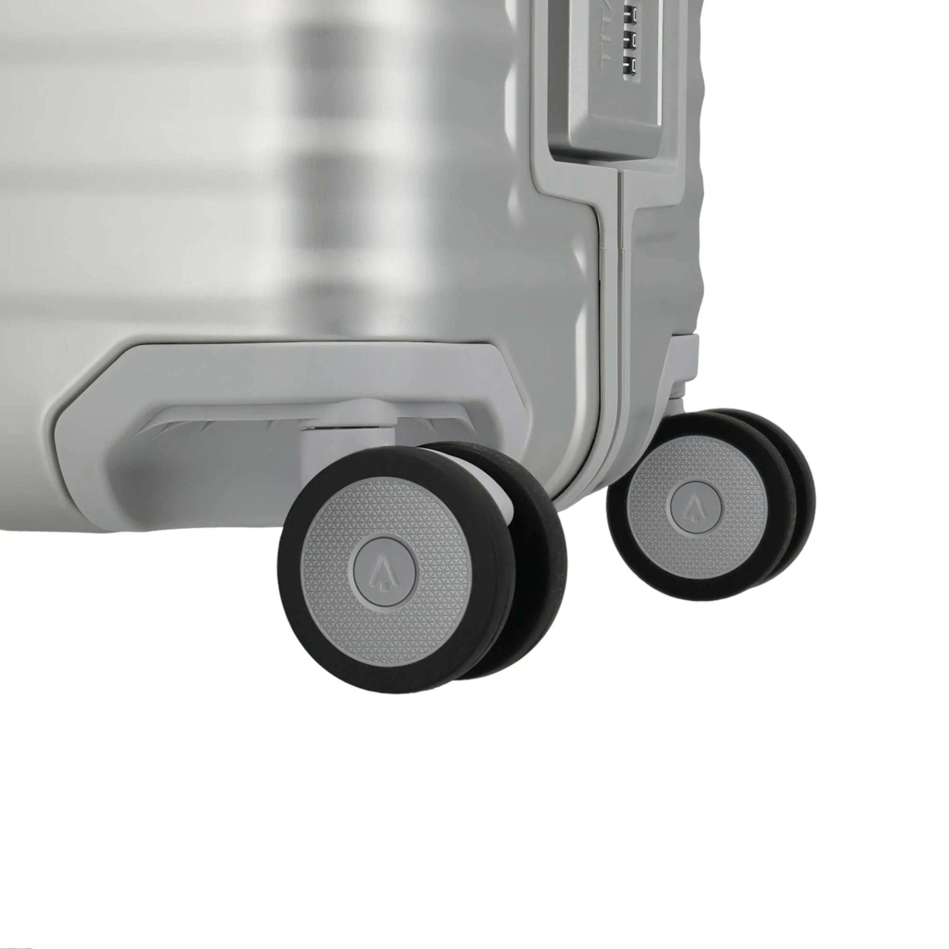 TITAN ETERNITY 4-Rollen-Trolley aus Aluminium L 75 cm -silver KOFFER-PLUS.COM