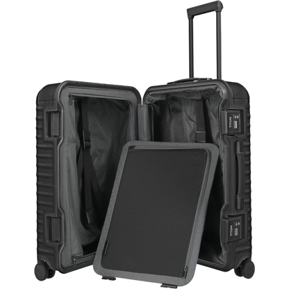 TITAN ETERNITY 4-Rollen-Trolley aus Aluminium M+ 69 cm -black KOFFER-PLUS.COM