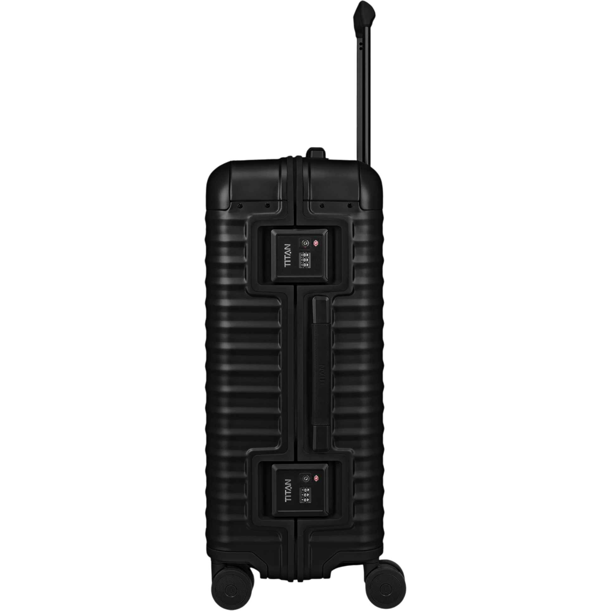 TITAN ETERNITY 4-Rollen-Trolley aus Aluminium M+ 69 cm -black KOFFER-PLUS.COM