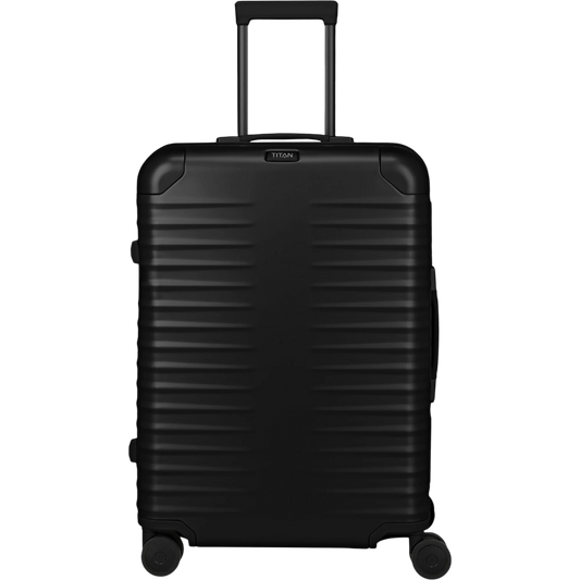 TITAN ETERNITY 4-Rollen-Trolley aus Aluminium M+ 69 cm -black KOFFER-PLUS.COM