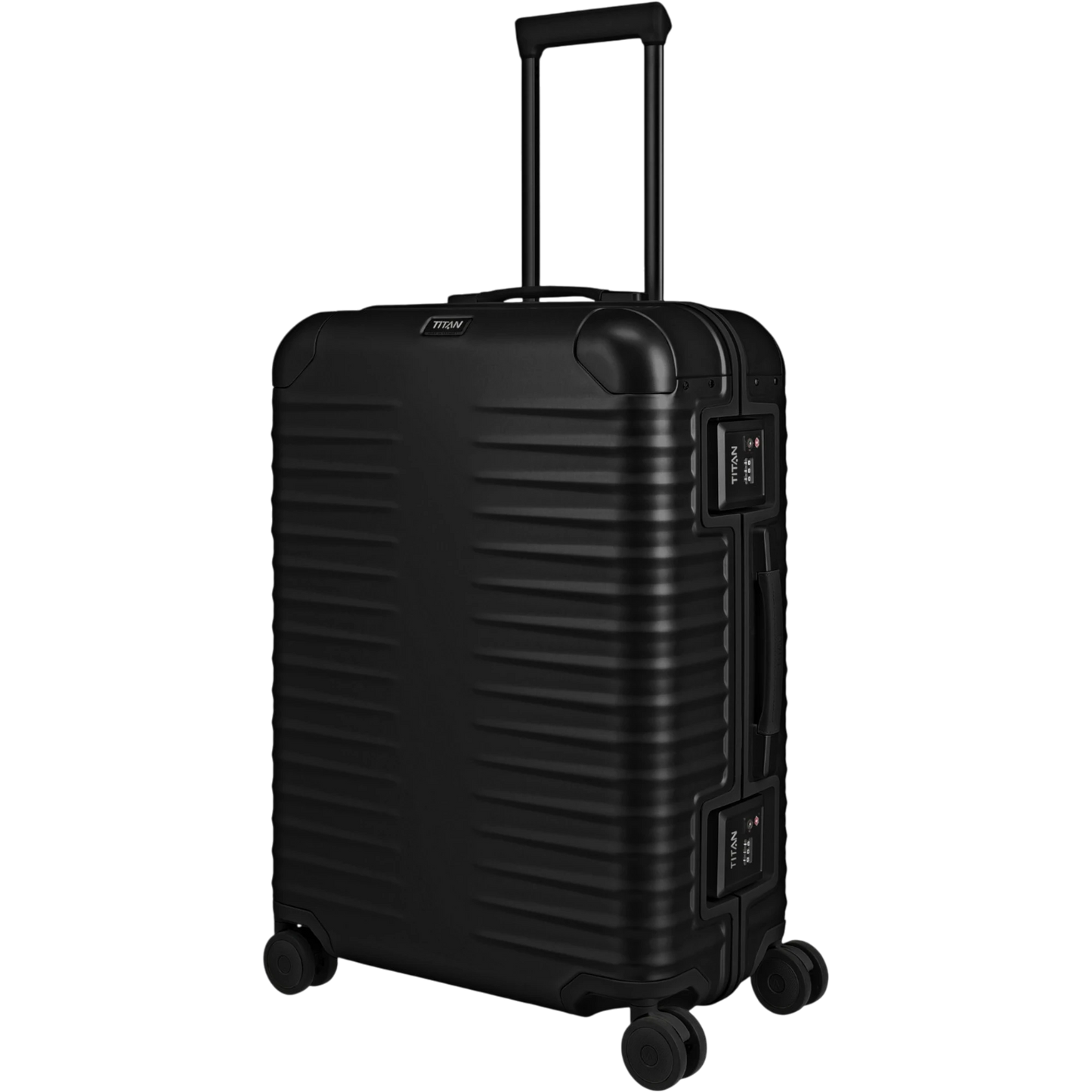 TITAN ETERNITY 4-Rollen-Trolley aus Aluminium M+ 69 cm -black KOFFER-PLUS.COM