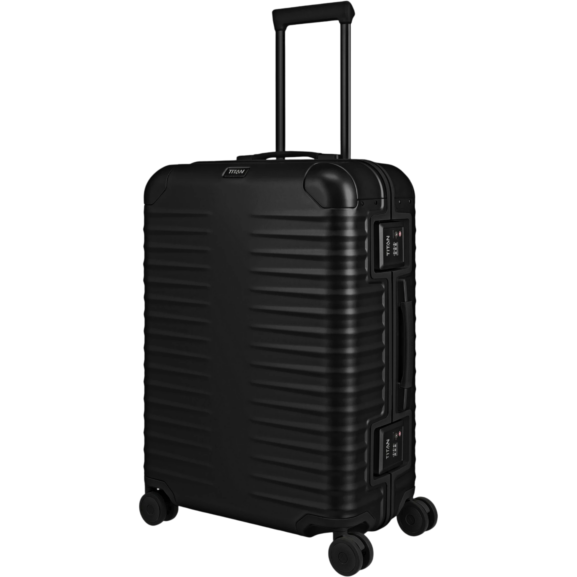 TITAN ETERNITY 4-Rollen-Trolley aus Aluminium M+ 69 cm -black KOFFER-PLUS.COM