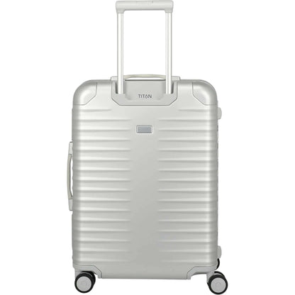 TITAN ETERNITY 4-Rollen-Trolley aus Aluminium M+ 69 cm -silver KOFFER-PLUS.COM