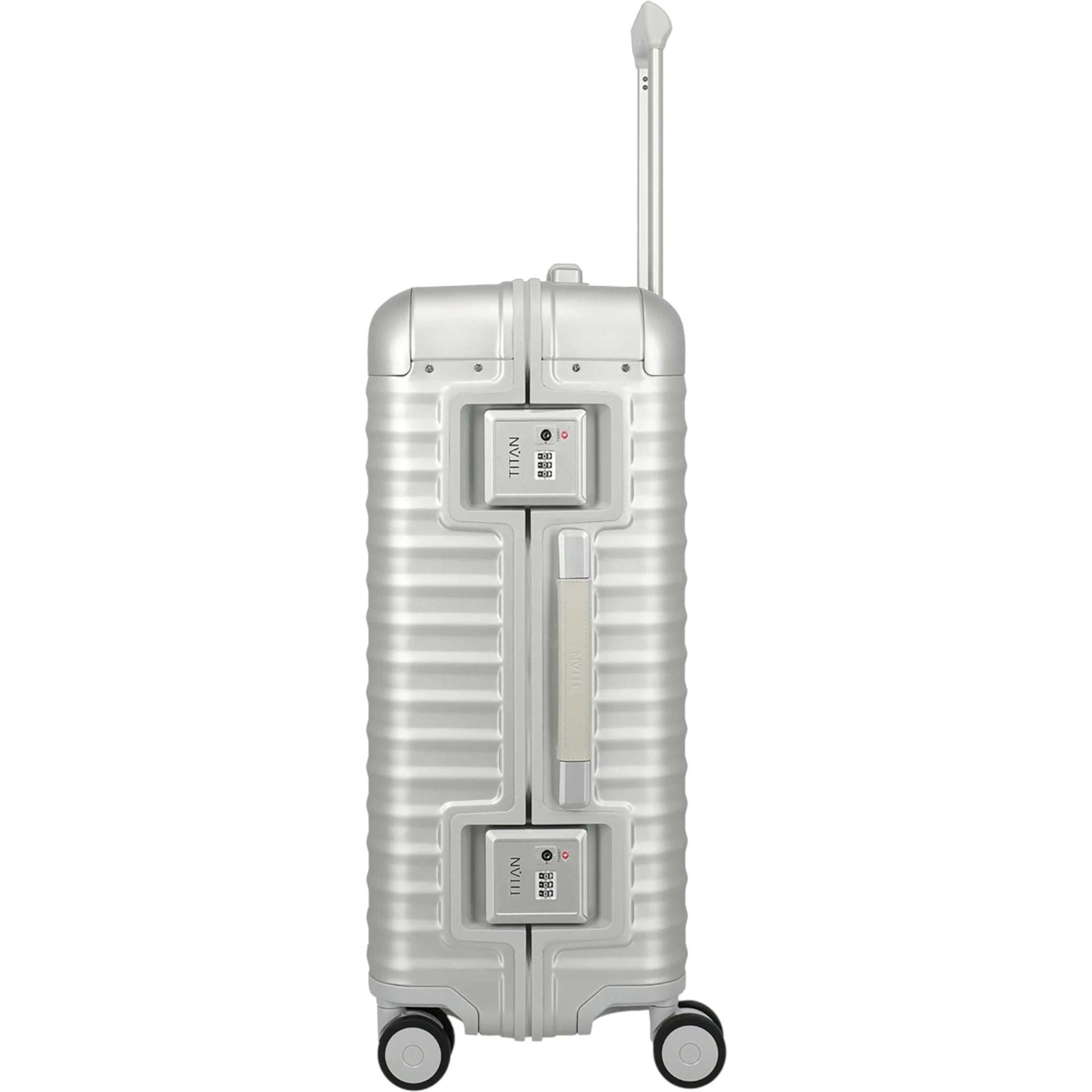 TITAN ETERNITY 4-Rollen-Trolley aus Aluminium M+ 69 cm -silver KOFFER-PLUS.COM