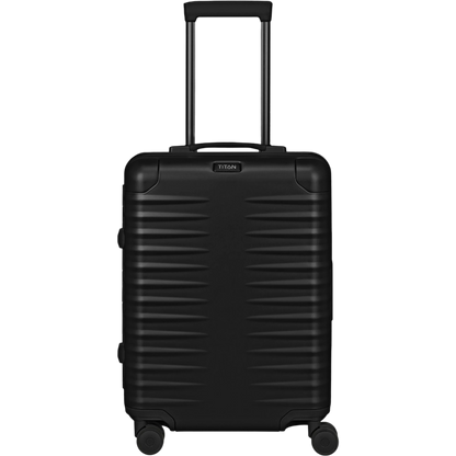 TITAN ETERNITY 4-Rollen-Kabinentrolley aus Aluminium 55 cm -black KOFFER-PLUS.COM