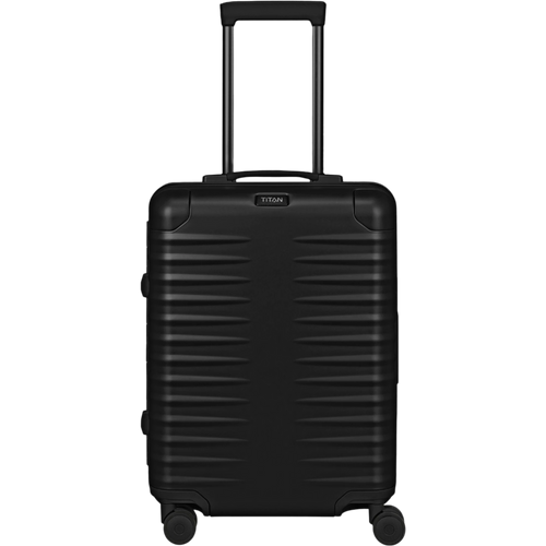 TITAN ETERNITY 4-Rollen-Kabinentrolley aus Aluminium 55 cm -black