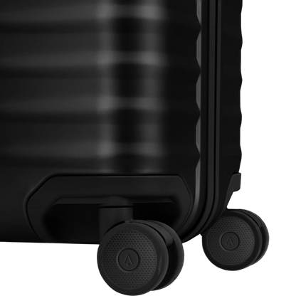 TITAN ETERNITY 4-Rollen-Kabinentrolley aus Aluminium 55 cm -black KOFFER-PLUS.COM