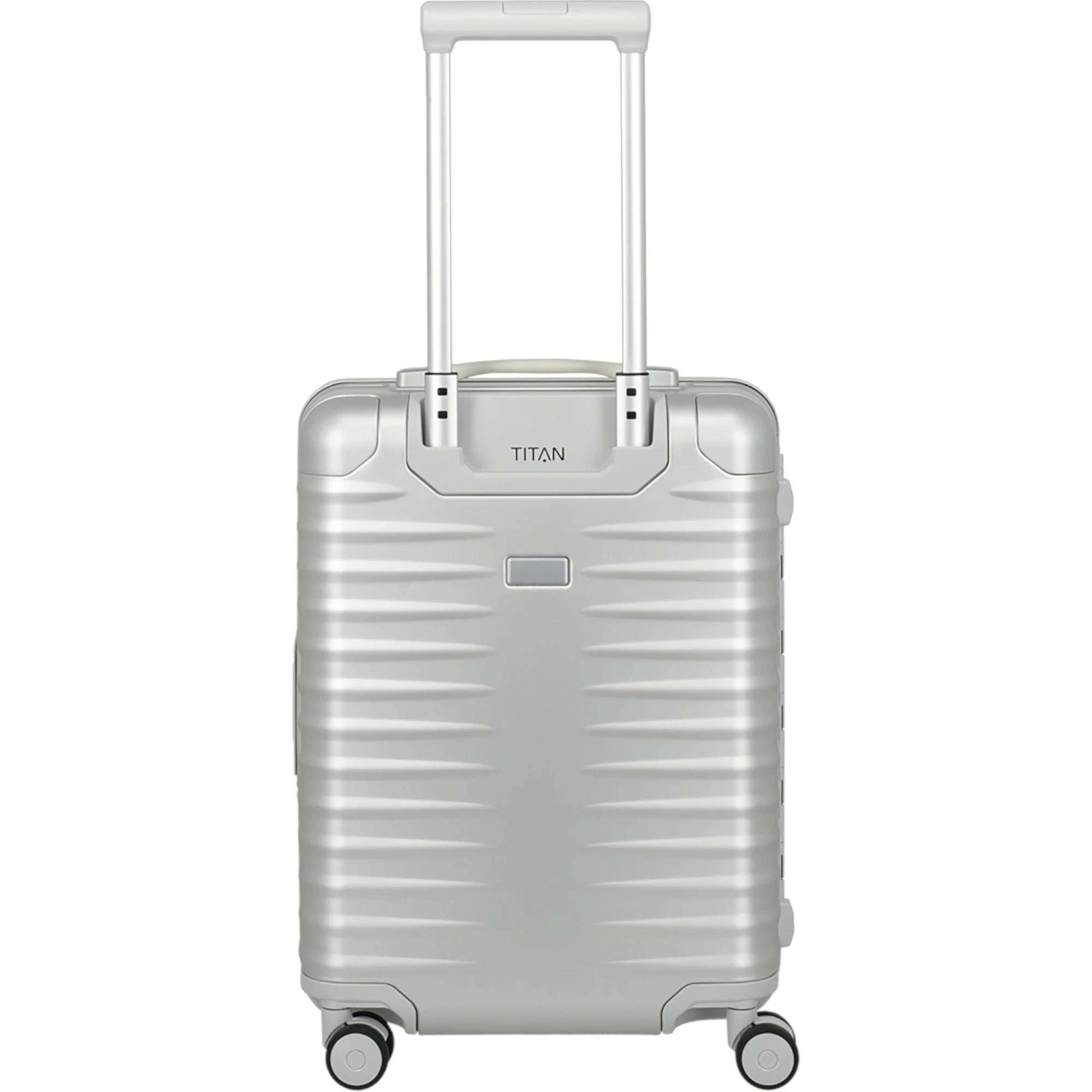 TITAN ETERNITY 4-Rollen-Kabinentrolley aus Aluminium 55 cm -silver KOFFER-PLUS.COM