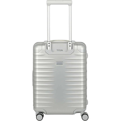 TITAN ETERNITY 4-Rollen-Kabinentrolley aus Aluminium 55 cm -silver KOFFER-PLUS.COM