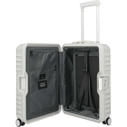 TITAN ETERNITY 4-Rollen-Kabinentrolley aus Aluminium 55 cm -silver KOFFER-PLUS.COM