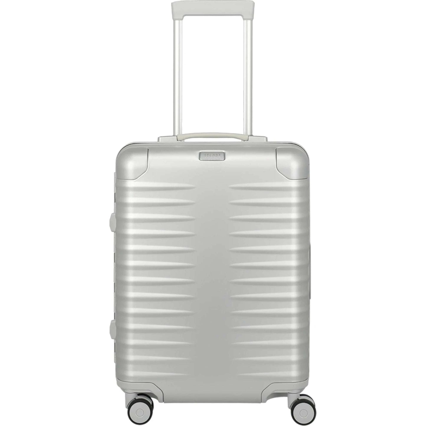 TITAN ETERNITY 4-Rollen-Kabinentrolley aus Aluminium 55 cm -silver KOFFER-PLUS.COM