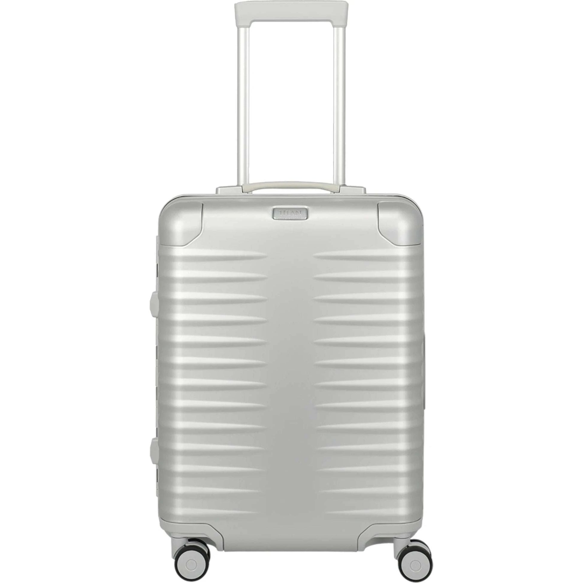 TITAN ETERNITY 4-Rollen-Kabinentrolley aus Aluminium 55 cm -silver KOFFER-PLUS.COM