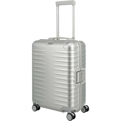 TITAN ETERNITY 4-Rollen-Kabinentrolley aus Aluminium 55 cm -silver KOFFER-PLUS.COM